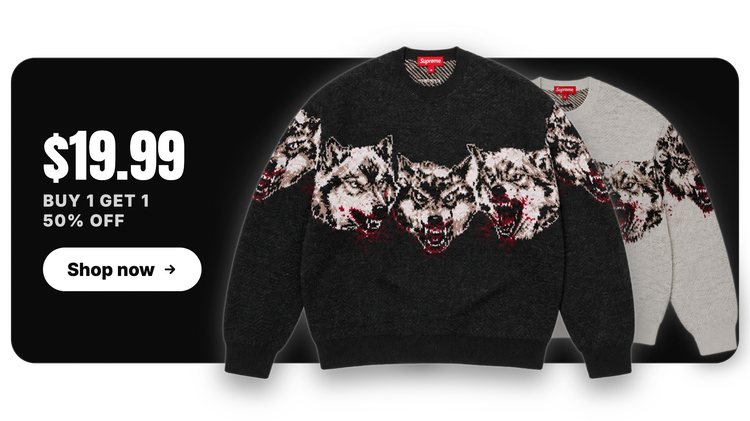 Flaronal sweater WW 19.99 BOGO50 display card